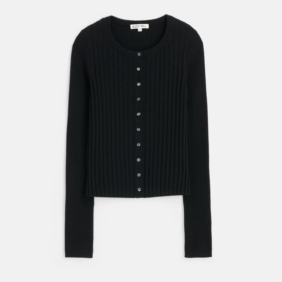 Alex Mill Kristin Ribbed Cardigan - Picture 1 of 5